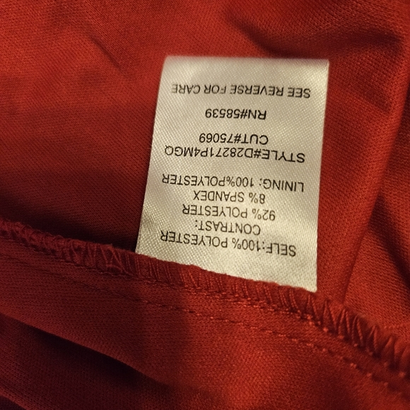 Red and Black Dress by studio y Sz M - Picture 8 of 11